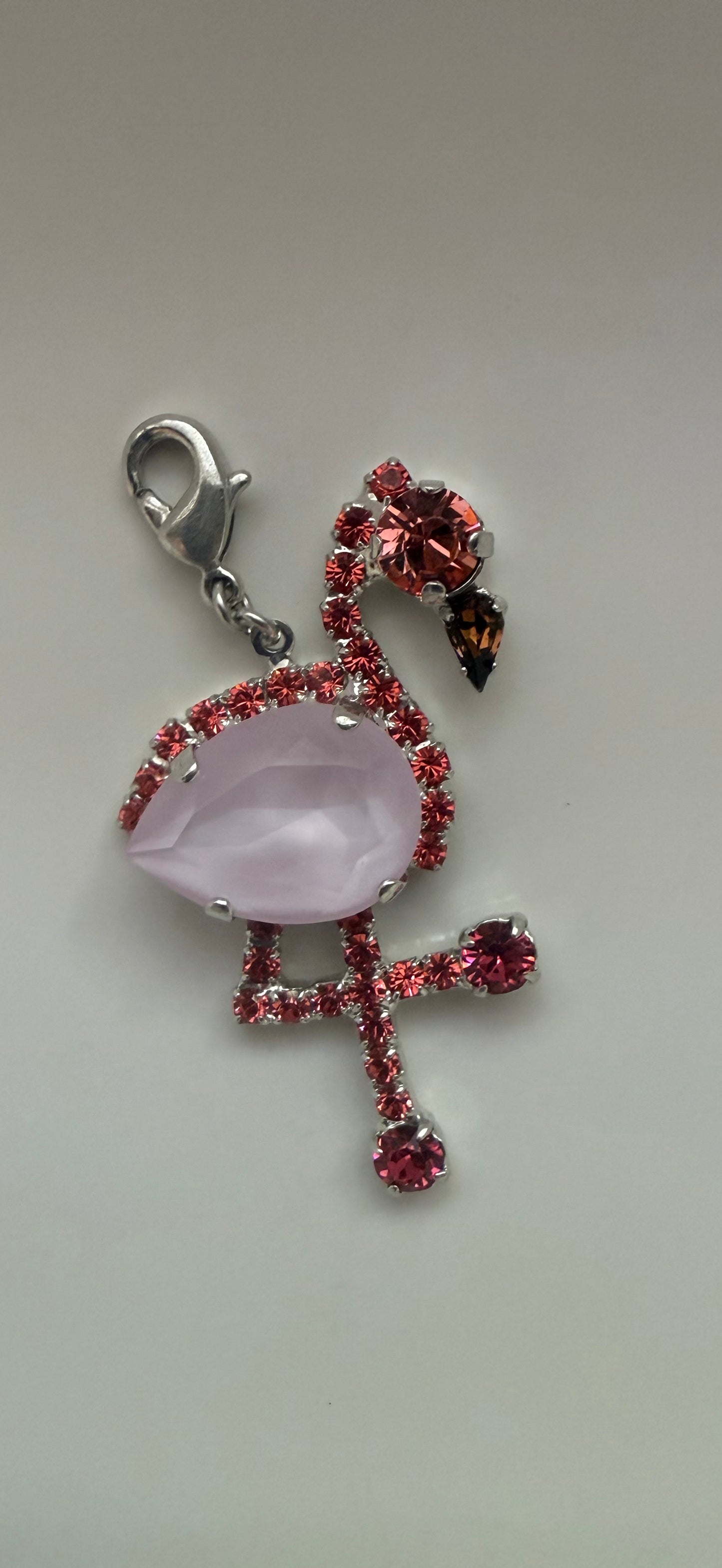 Hand Soldered Flamingo Pendant
