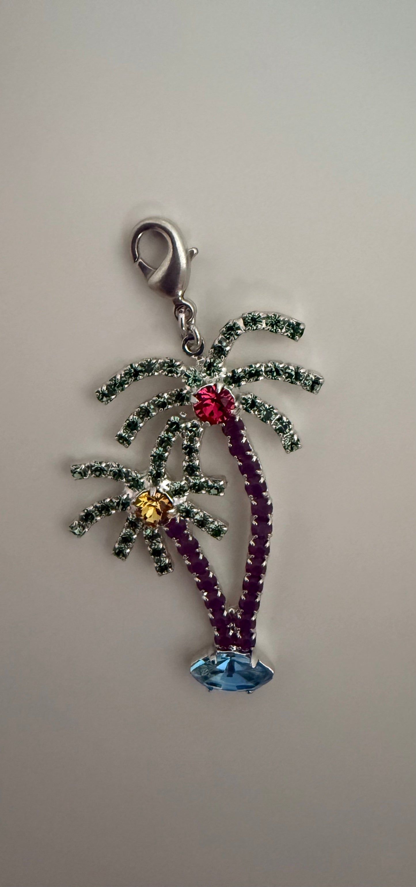 Hand Soldered Large Palm Tree Pendant