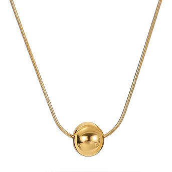 1 Gold Pearl Bead Necklace